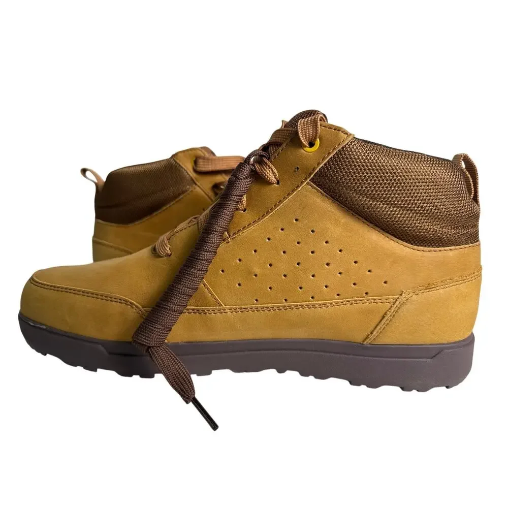 Forsake Mason Mid Casual Sneaker Boot Shoes Men's 10 Tan Leather Waterproof